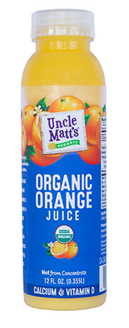 12 oz Organic Orange Juice with Calcium & Vitamin D ...