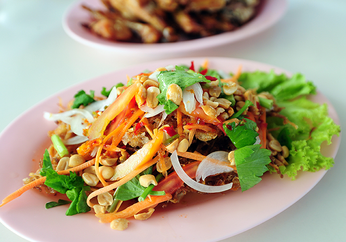 Thai Salad with Orange Peanut Dressing