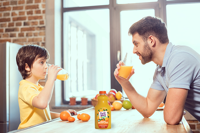 drinking orange juice is healthy