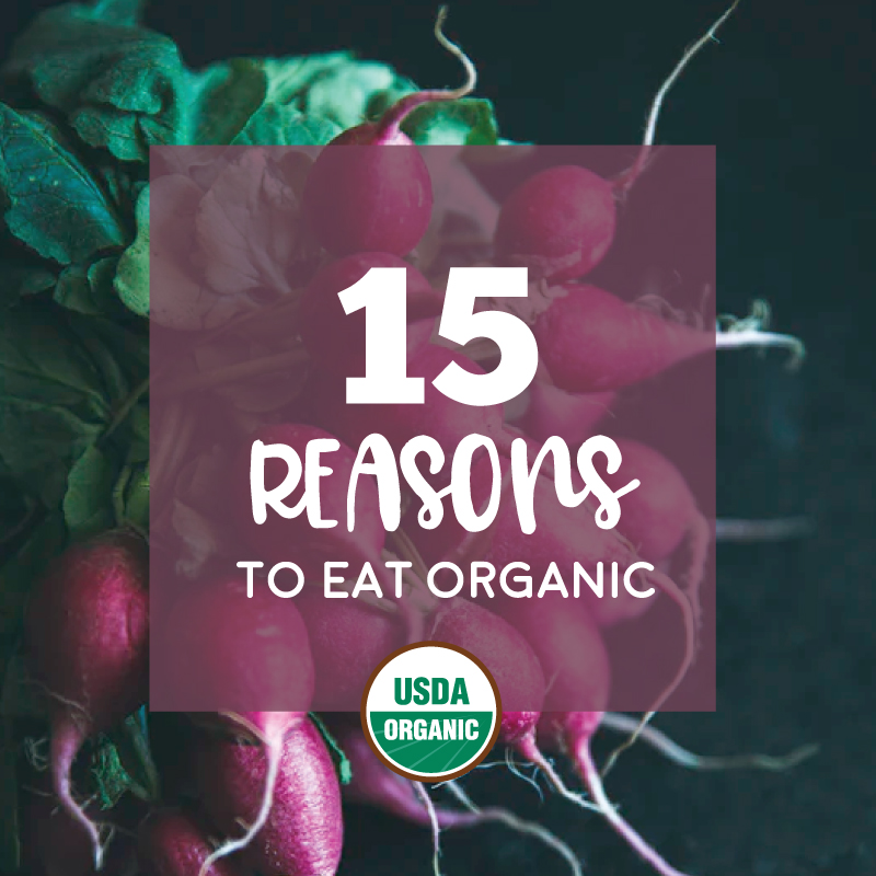 15 reasons to eat organic