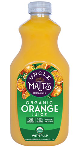 Uncle Matt's Organic Orange Juice with Pulp