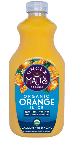 Uncle Matt's Organic Orange Juice with Calcium & Vitamin D