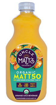 Uncle Matt's Matt50 Reduced Calorie OJ