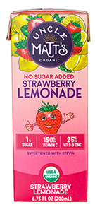 No Sugar Added Strawberry Lemonade Juice Box