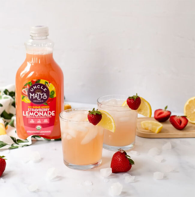 Strawberry Lemonade Seltzer