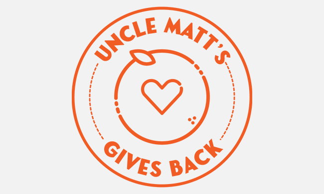 Uncle Matt's Gives Back
