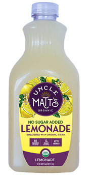 Uncle Matt's Organic No Sugar Added Lemonade