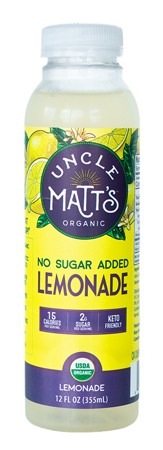 Uncle Matt's Organic 12 oz No Sugar Added Lemonade Picture
