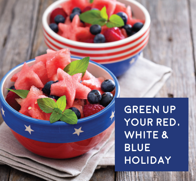 Green Up your Red, White & Blue