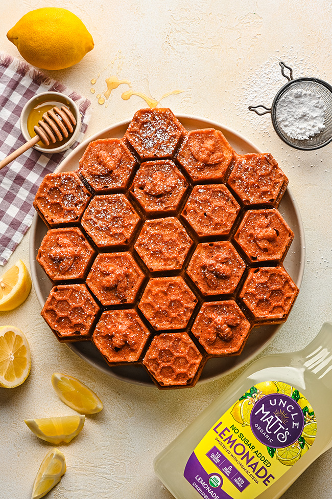 Lemon Honeycomb Cake